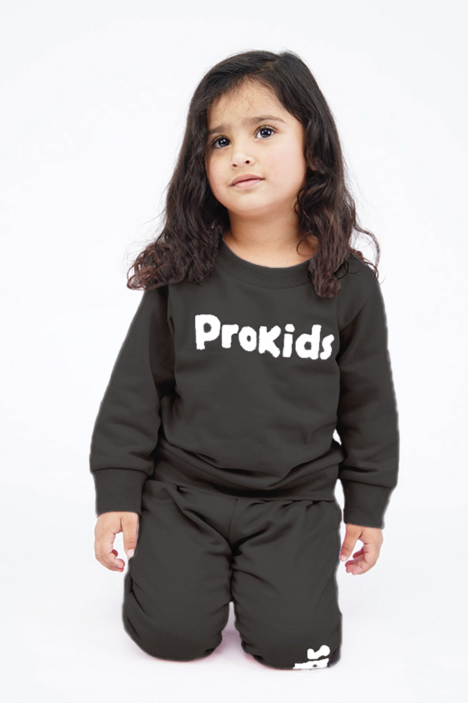 KIDS BLACK JOGGER SET