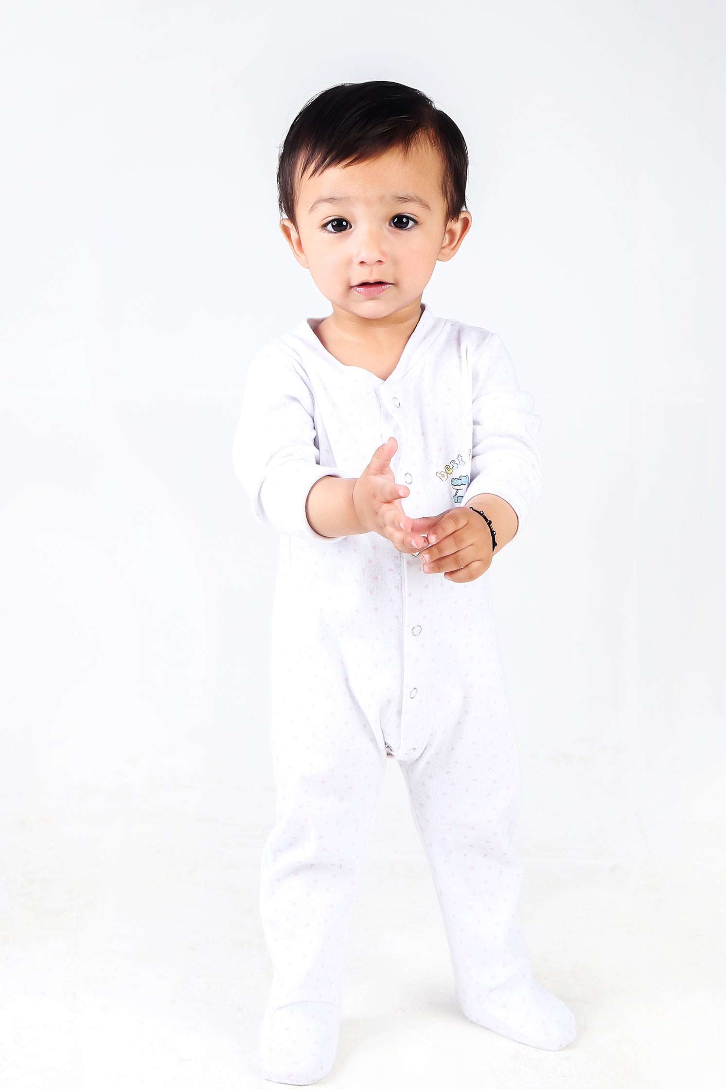 UNISEX BABY WARM WHITE COLOR ROMPER | JUMPSUITS | BODYSUITS