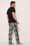 MEN'S PJ NIGHT SUIT BLACK