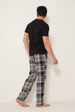 MEN'S PJ NIGHT SUIT BLACK