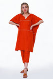 AZRA LADIES SUIT 2 PCS RED COLOUR