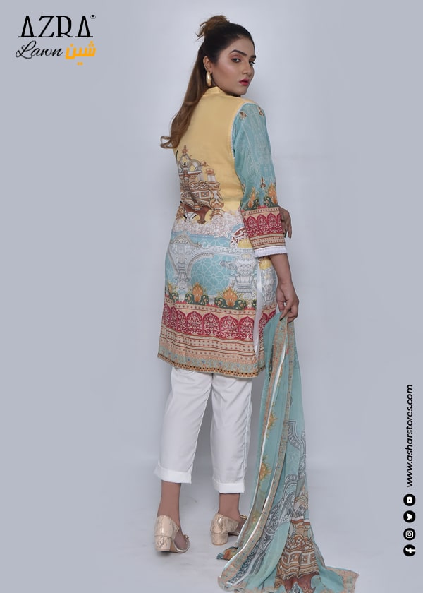DIGITAL PRINTED SHIRT YELLOW