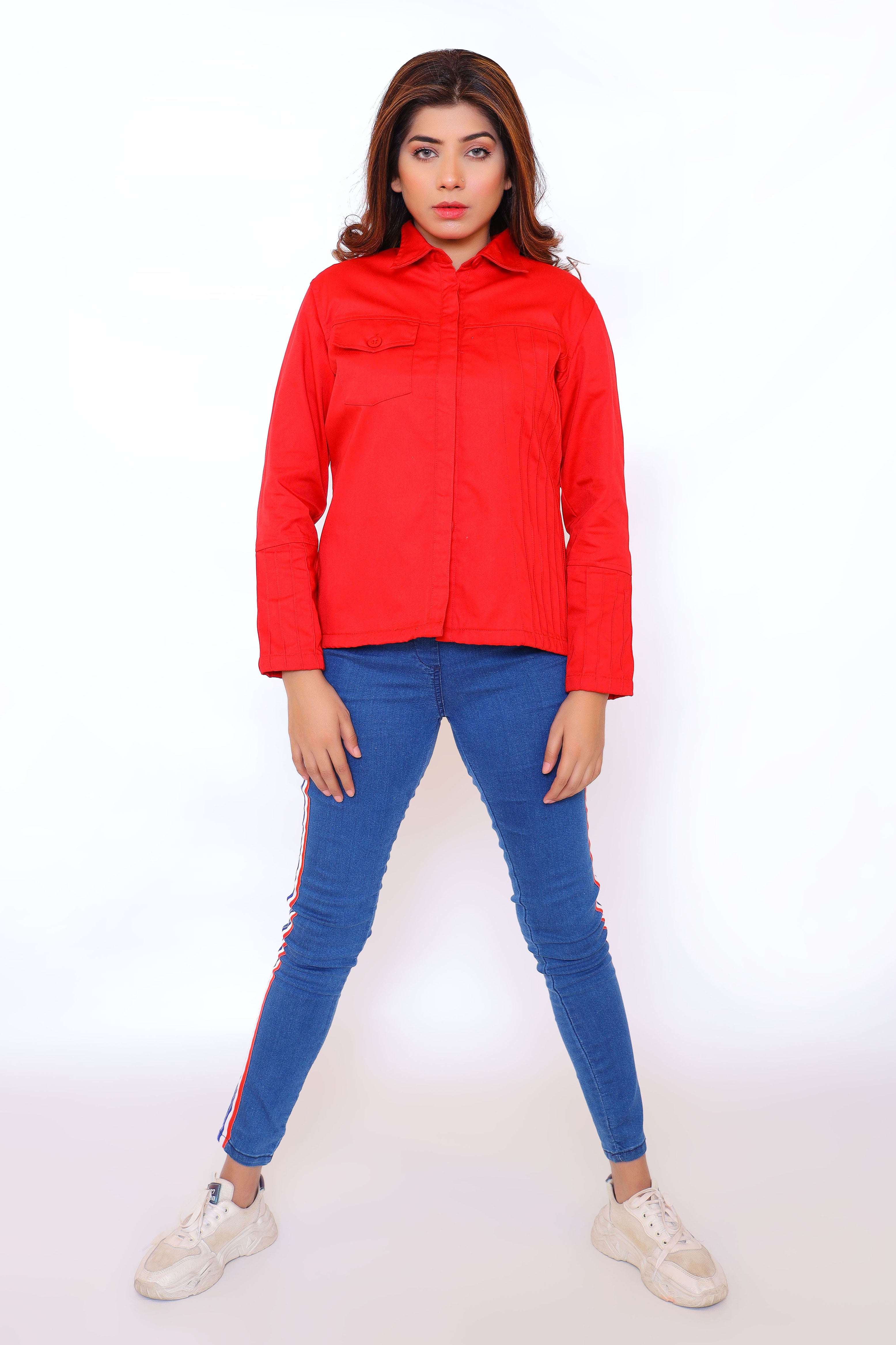 LADIES JACKET RED COLOUR