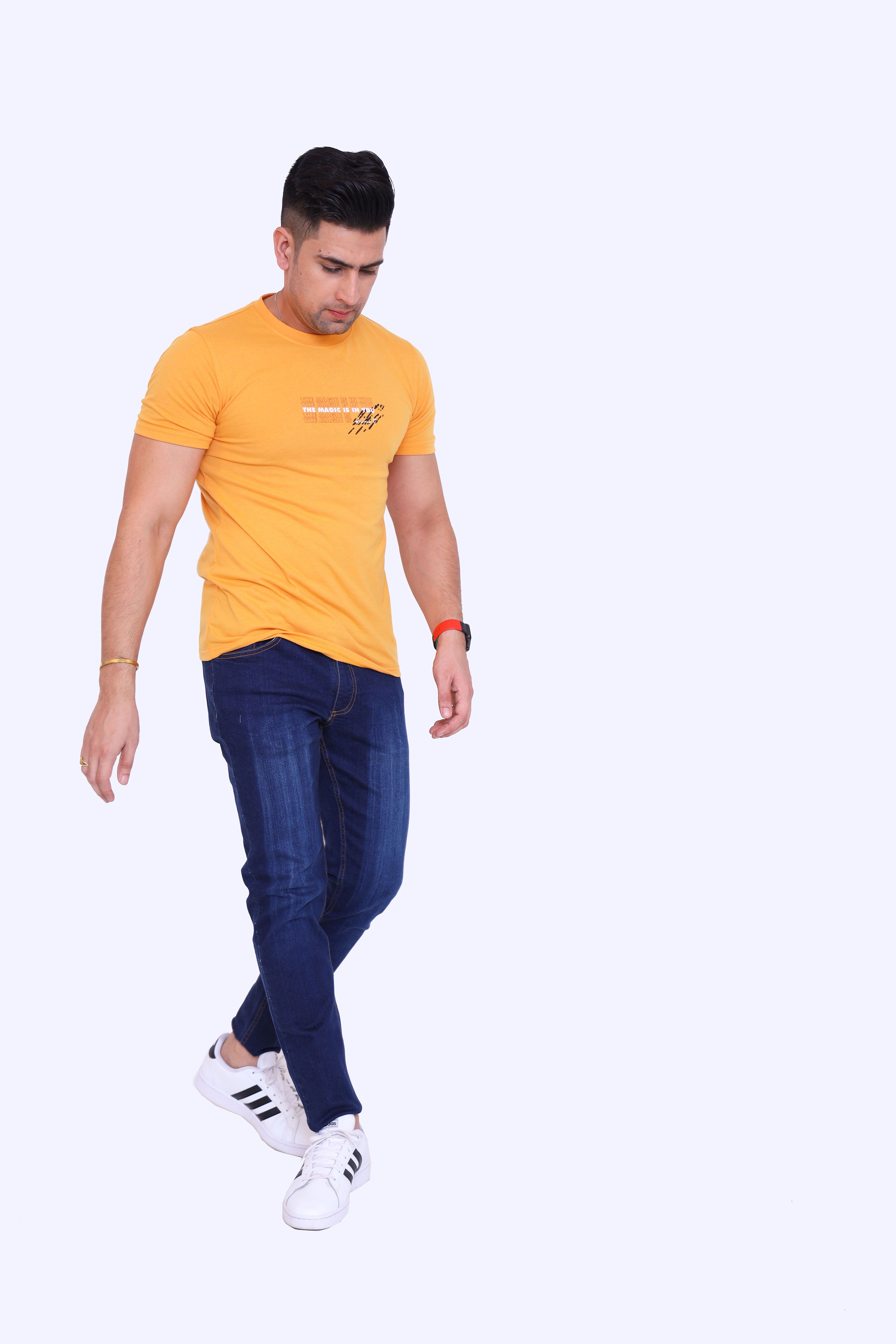 MEN'S T-SHIRT MIMOSA METALLIC GRAPHIC PRINT
