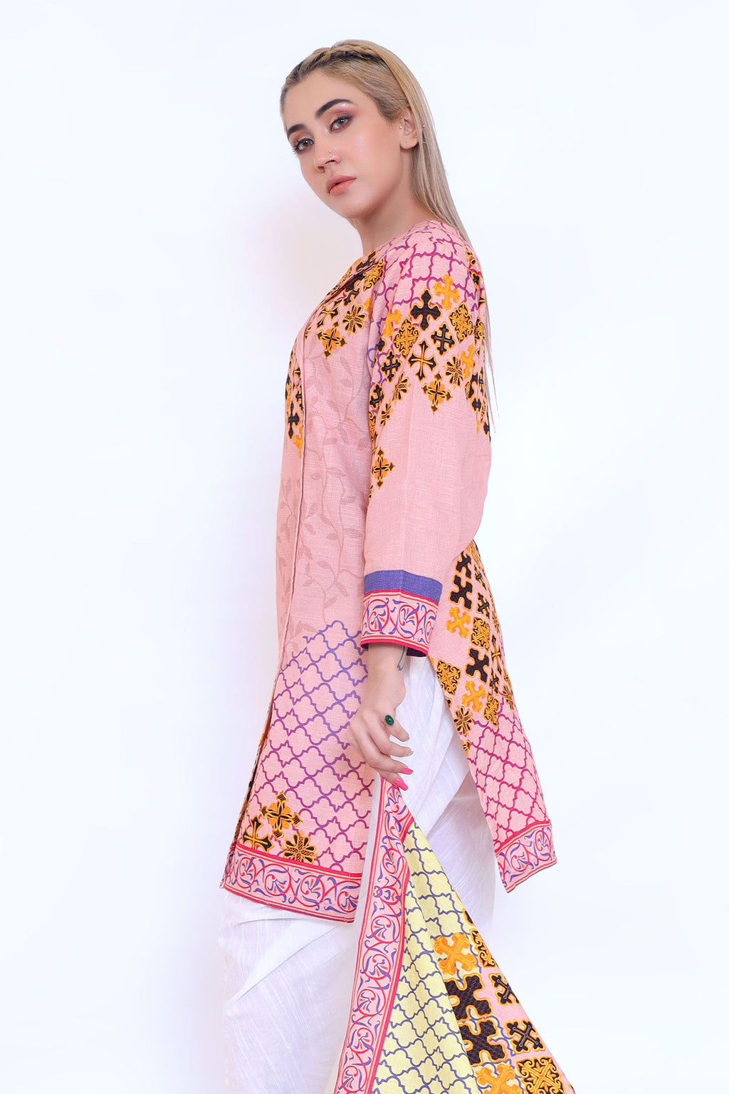 AZRA LADIES KHADDAR 2 PC SUIT