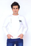 MEN'S SWEATSHIRT WHITE COLOUR WITH PRINTING