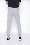 Men’s cool gray terry jogger pant