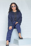 LADIES DENIM TOP FRONT JACKET STYLE