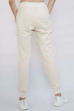 COTTON KNITTED TERRY TROUSER BEIGE