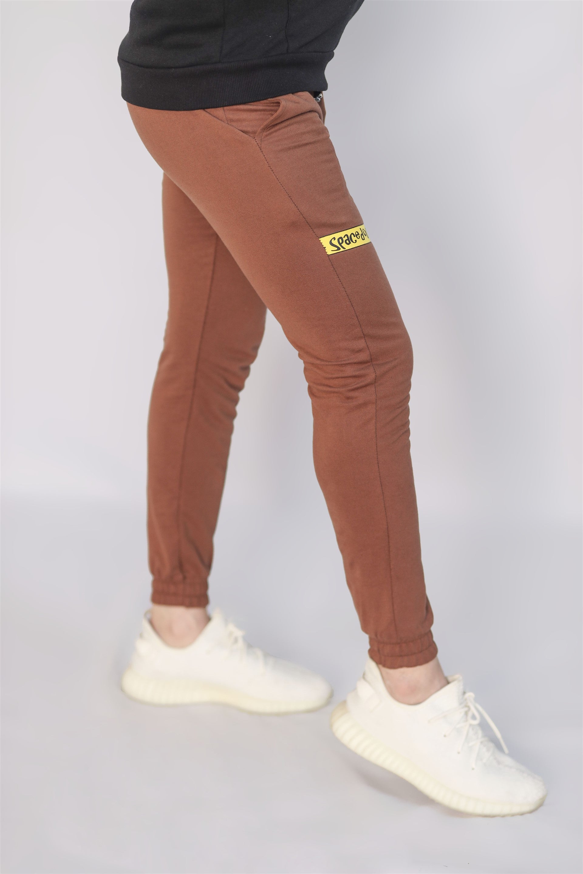 MEN'S COTTON KNITTED TERRY TROUSER STONE PRINTING