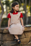 PINAFORE  BEIGE  (GIRLS)