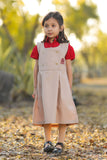 PINAFORE  BEIGE  (GIRLS)