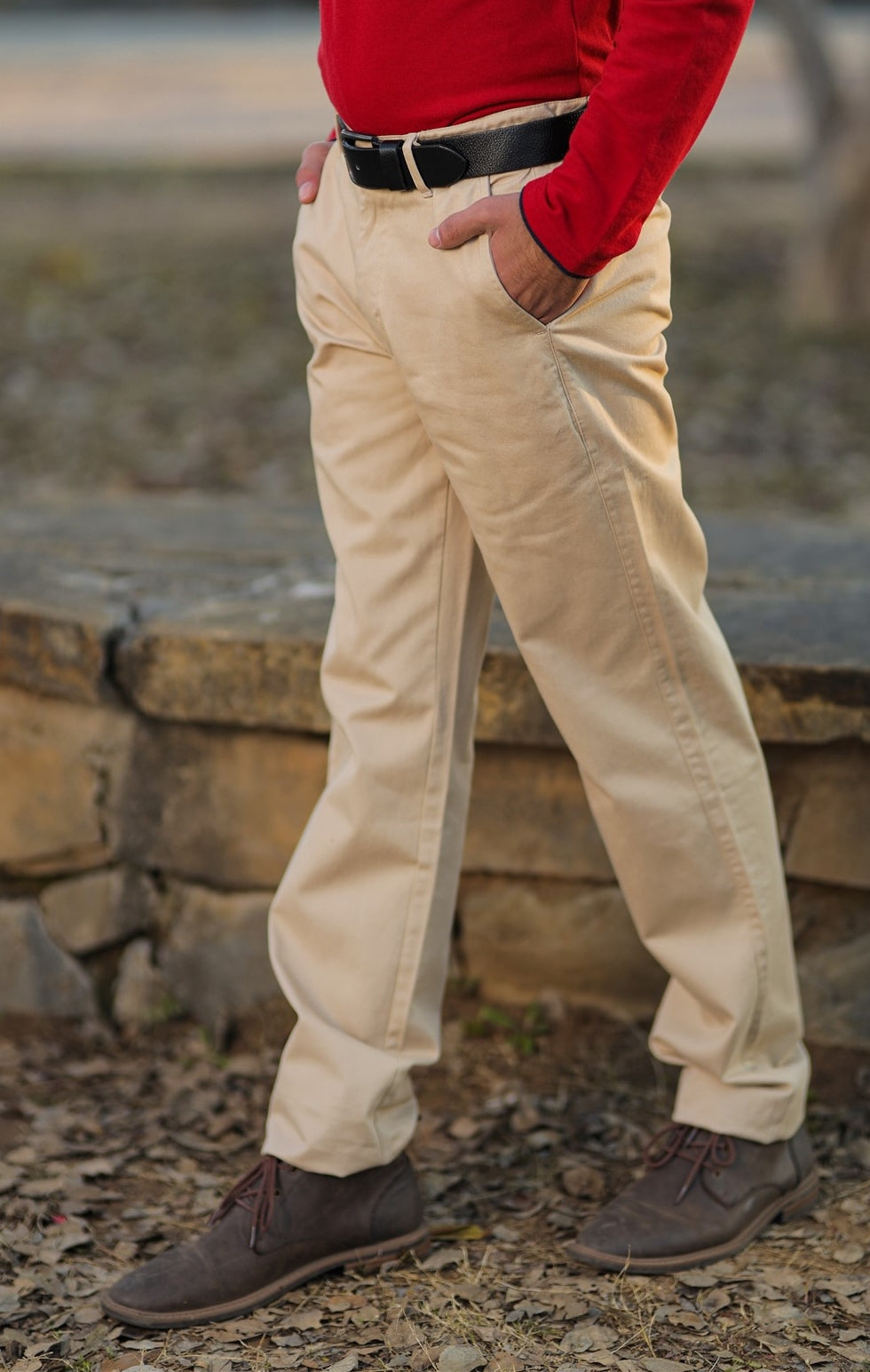 ROOTS PANT BEIGE WAIST CHINO (BOYS)