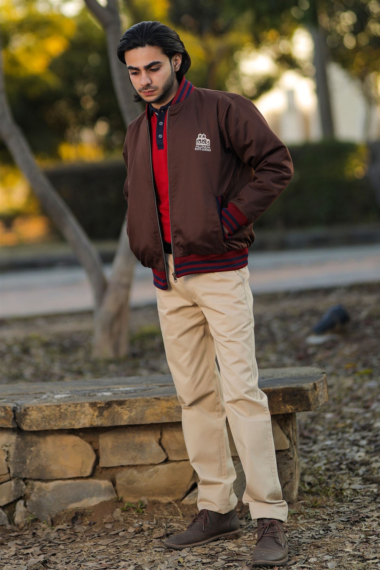ROOTS JACKET BROWN RMS