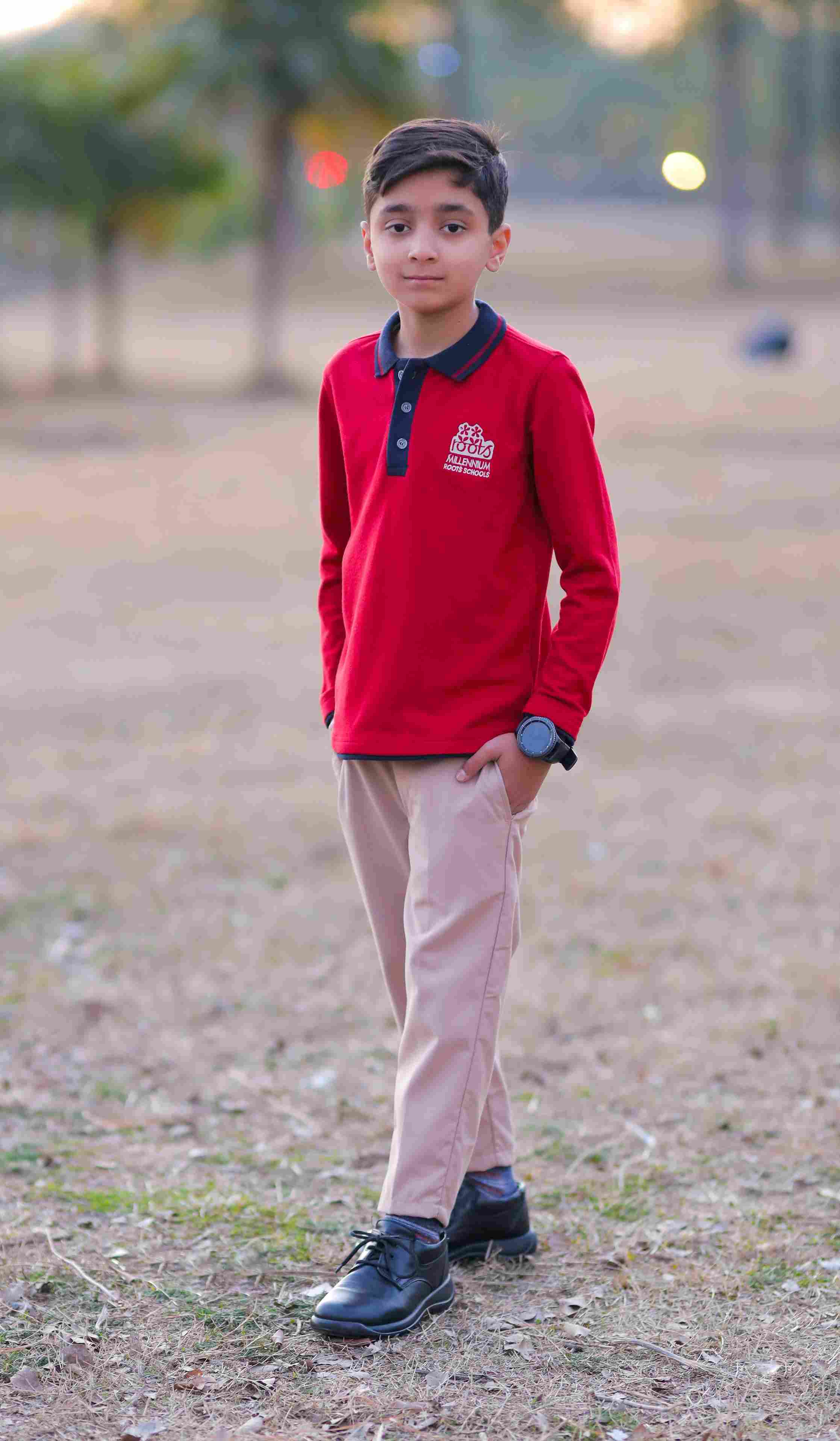 ROOTS PANT BEIGE LENGTH (BOYS)