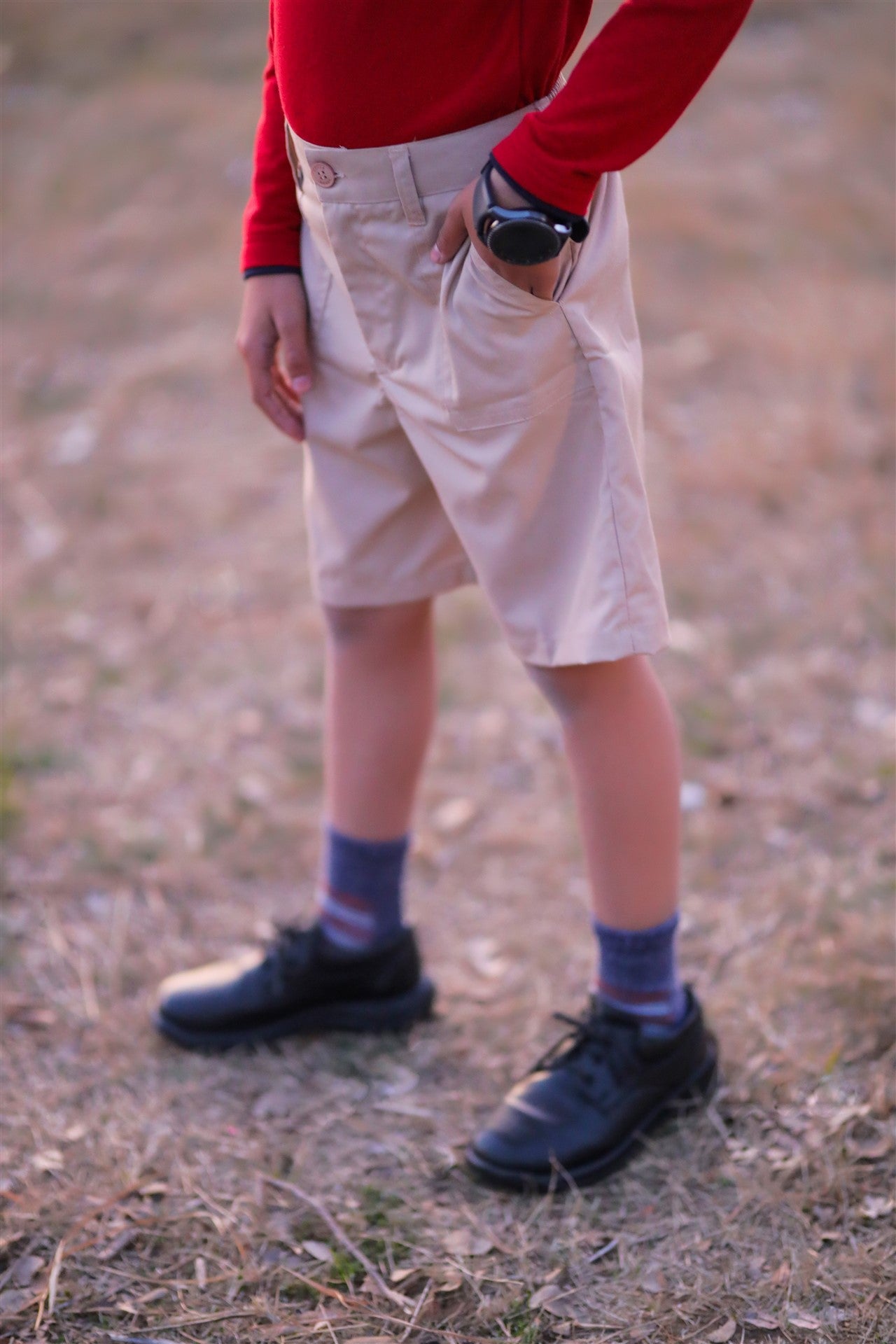 ROOTS SHORTS BEIGE  (BOYS)