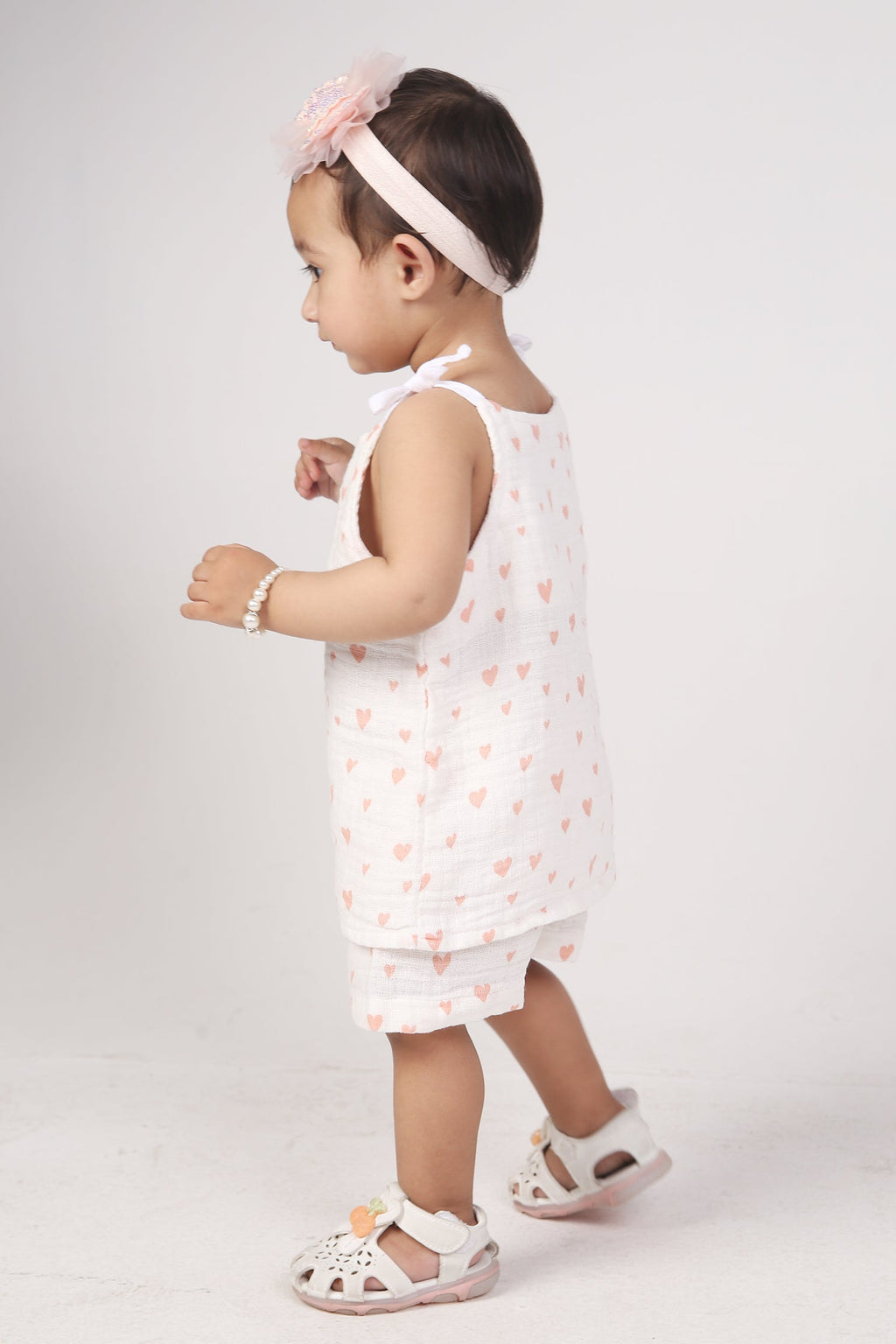 BABY GIRL MUSLIN TWO PIECE CO-ORD SET