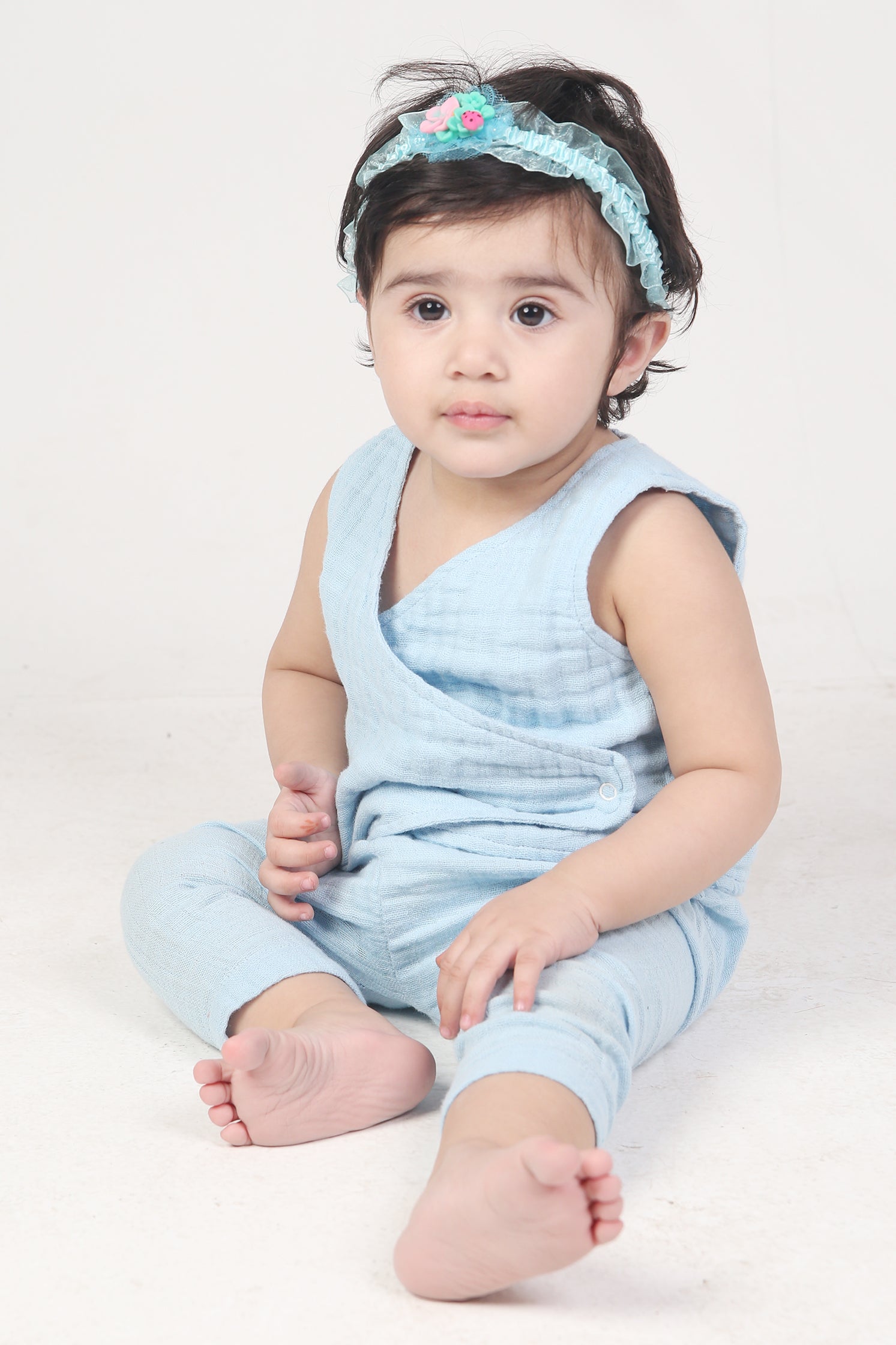 BABY GIRL MUSLIN TWO PIECE CO-ORD SET