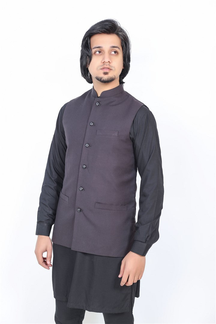 MEN'S WAISTCOAT DULL PURPLE