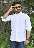 CASUAL SHIRT EMB WHITE