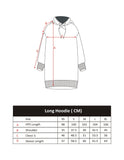 ZINC COLOUR LONG HOODIE