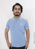 MEN'S POLO SKY WITH FRONT EMB