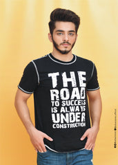 T SHIRT PRINTED THE ROAD TO SUCCESS