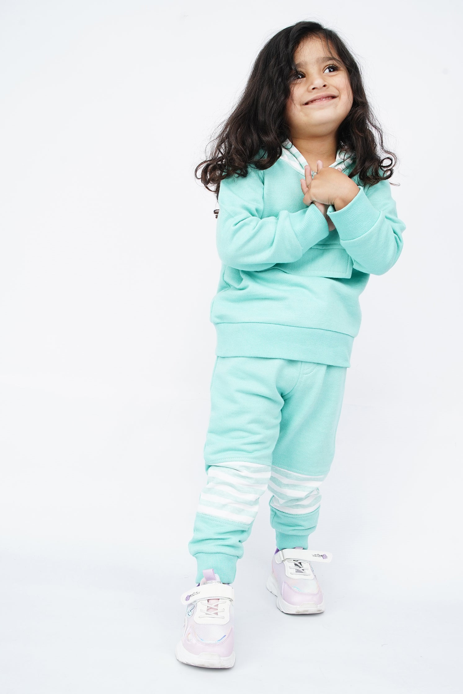 KIDS GREEN JOGGER SET