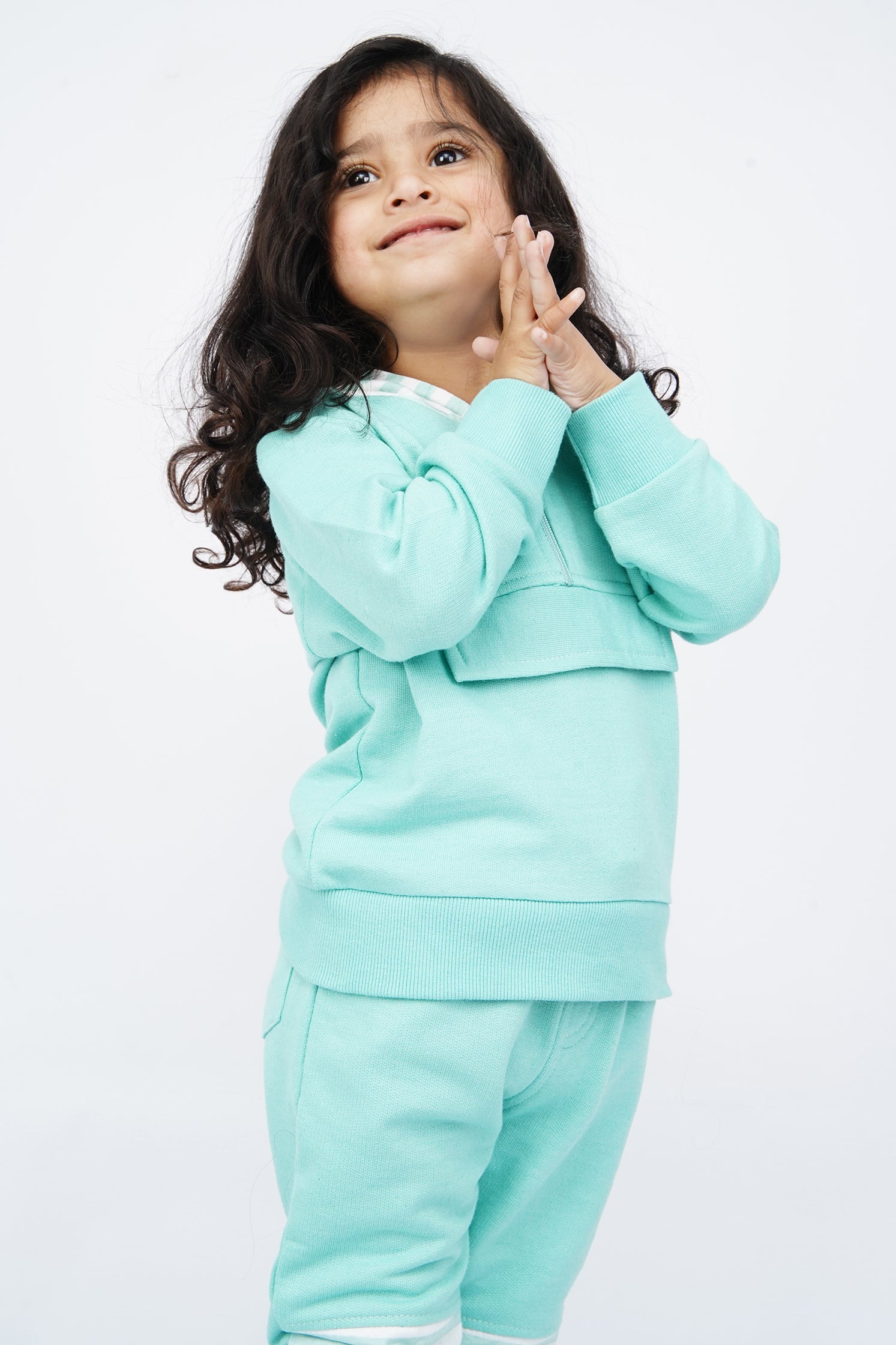 KIDS GREEN JOGGER SET