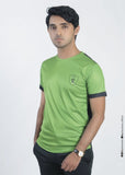 SPORTS T SHIRT GREEN/BLACK