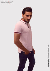 POLO MAROON COLLAR MEN OFF WHITE