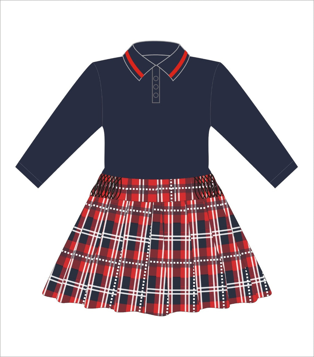CHECK FROCK IISC LOGO FULL SLEEVE