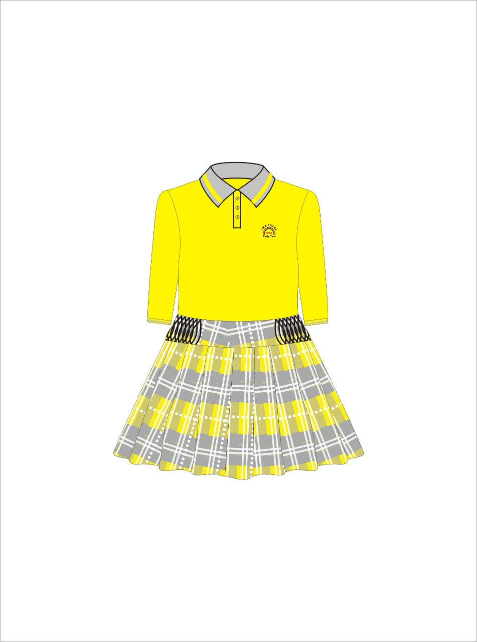 CHECK FROCK IISC LOGO FULL SLEEVE