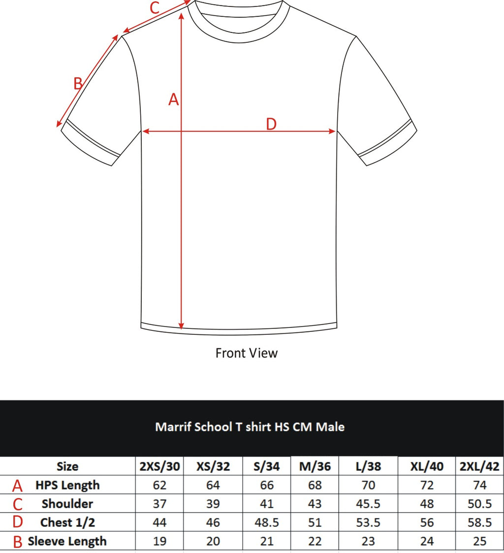 MARIF T-SHIRT WHITE H/S (BOYS)