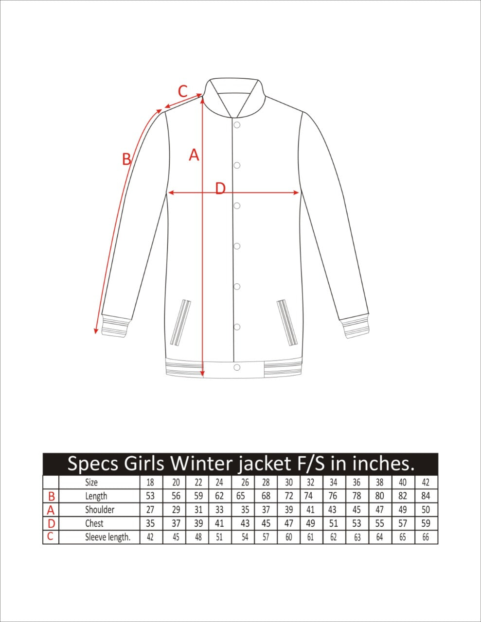 MARIF WINTER JACKET (GIRLS)