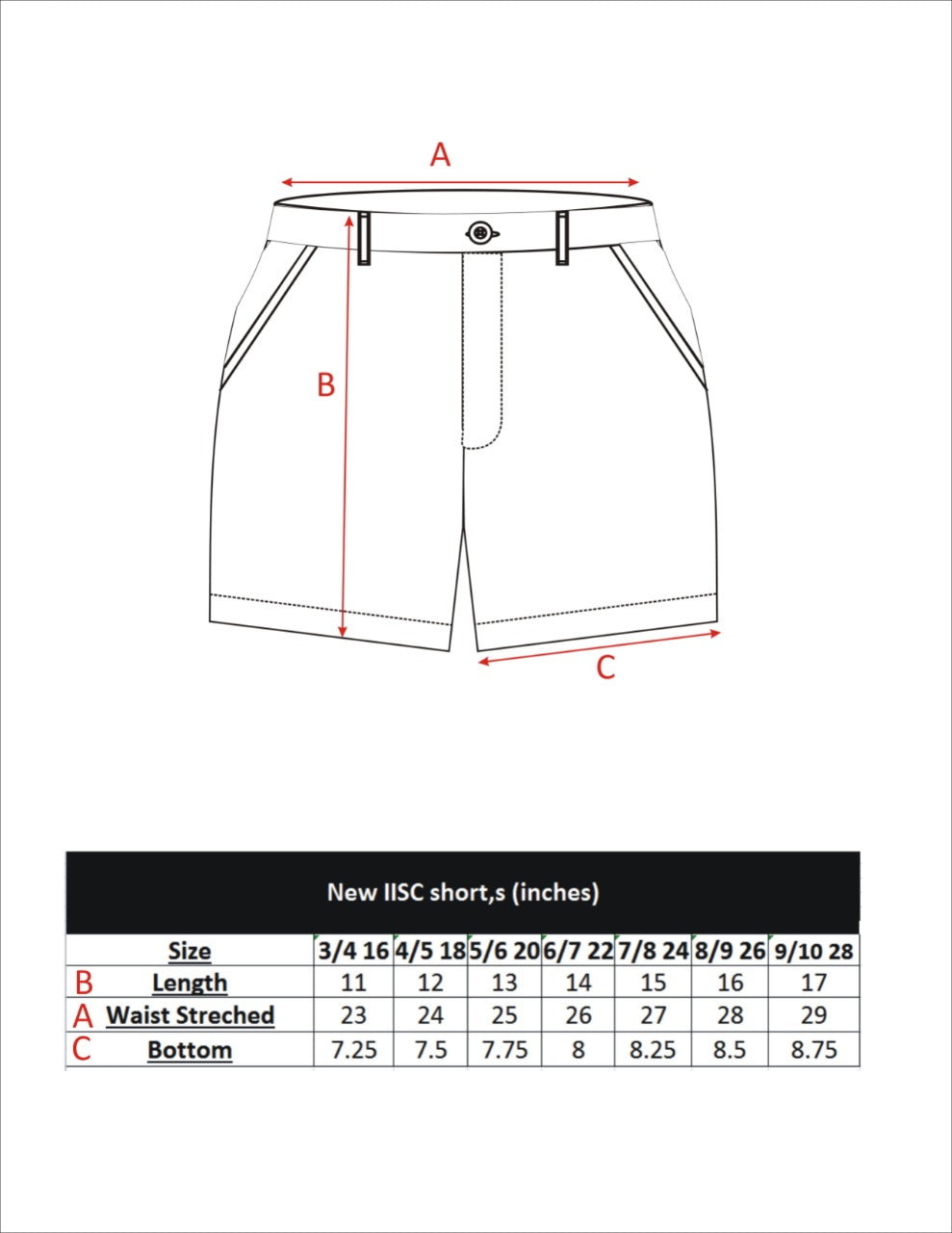 IISC CHECK SHORTS N/BLUE