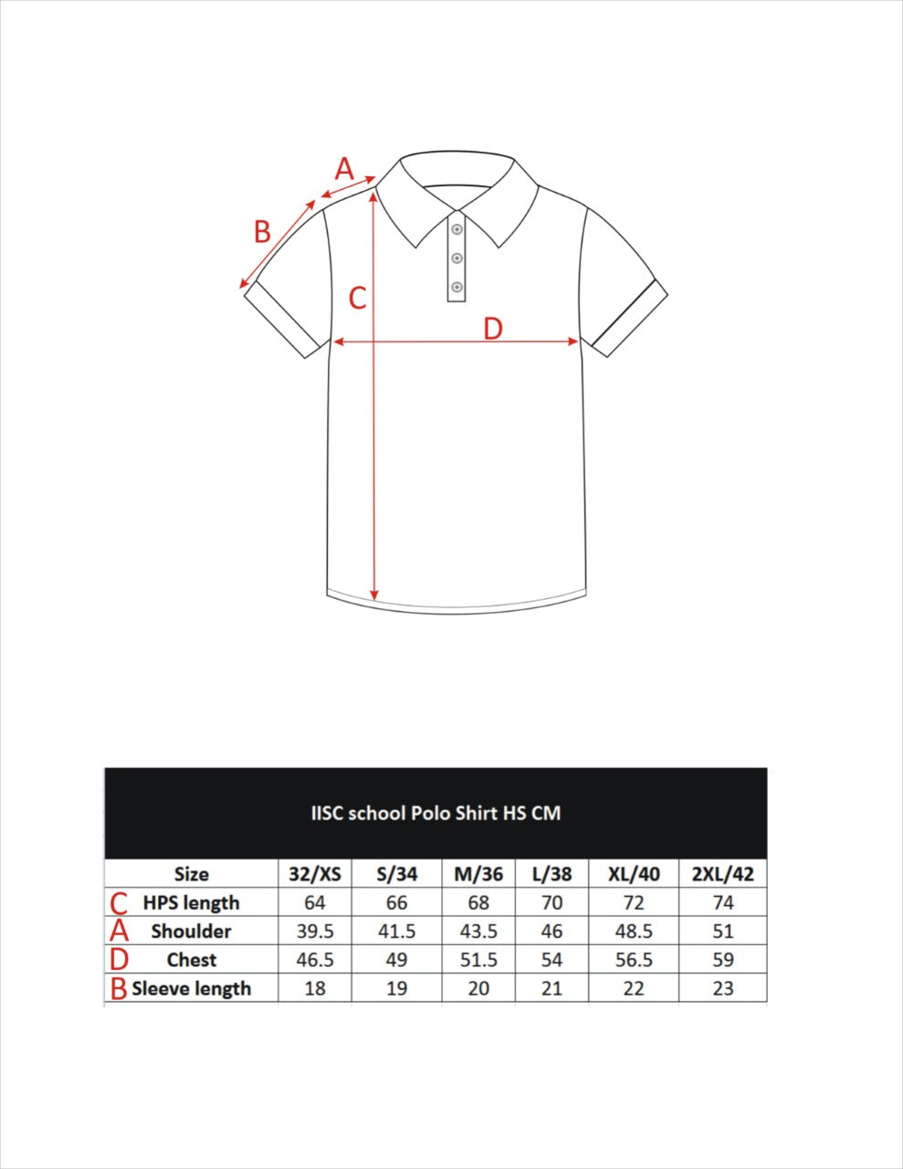 IISC POLO SHIRT YELLOW WITH LOGO H/S FOR BOYS