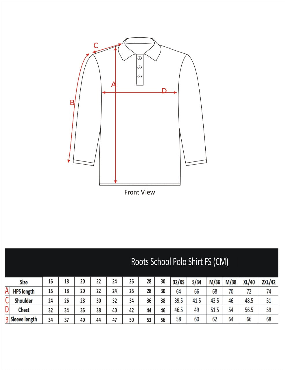POLO SHIRT MAROON FULL SLEEVE (BOYS)