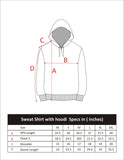 MENS SWEAT SHIRT WHITE WITH HODDIE