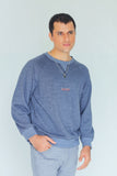 MEN SWEAT SHIRT WITH FRONT EMPTHAY PRINTING