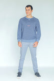 MEN SWEAT SHIRT WITH FRONT EMPTHAY PRINTING