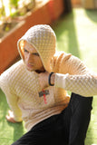 MENS HOOD BEIGE WITH FROR PRINTING LOST MIND