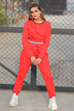 RED CROP CO-ORD SET