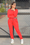 RED CROP CO-ORD SET