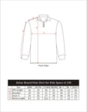 Boy’s Direct chest embroidery Zip-up polo shirt