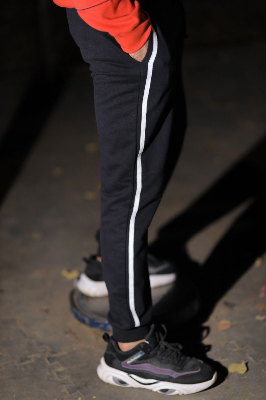 MEN'S TROUSER BLACK  SPACEOUT EMB