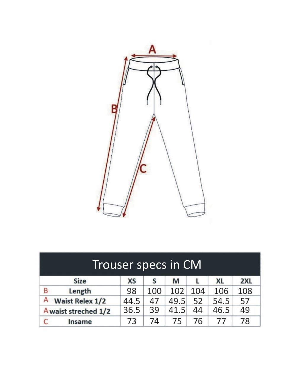 MEN'S TROUSER BLACK  SPACEOUT EMB