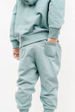 KIDS TEAL GREEN JOGGER SET