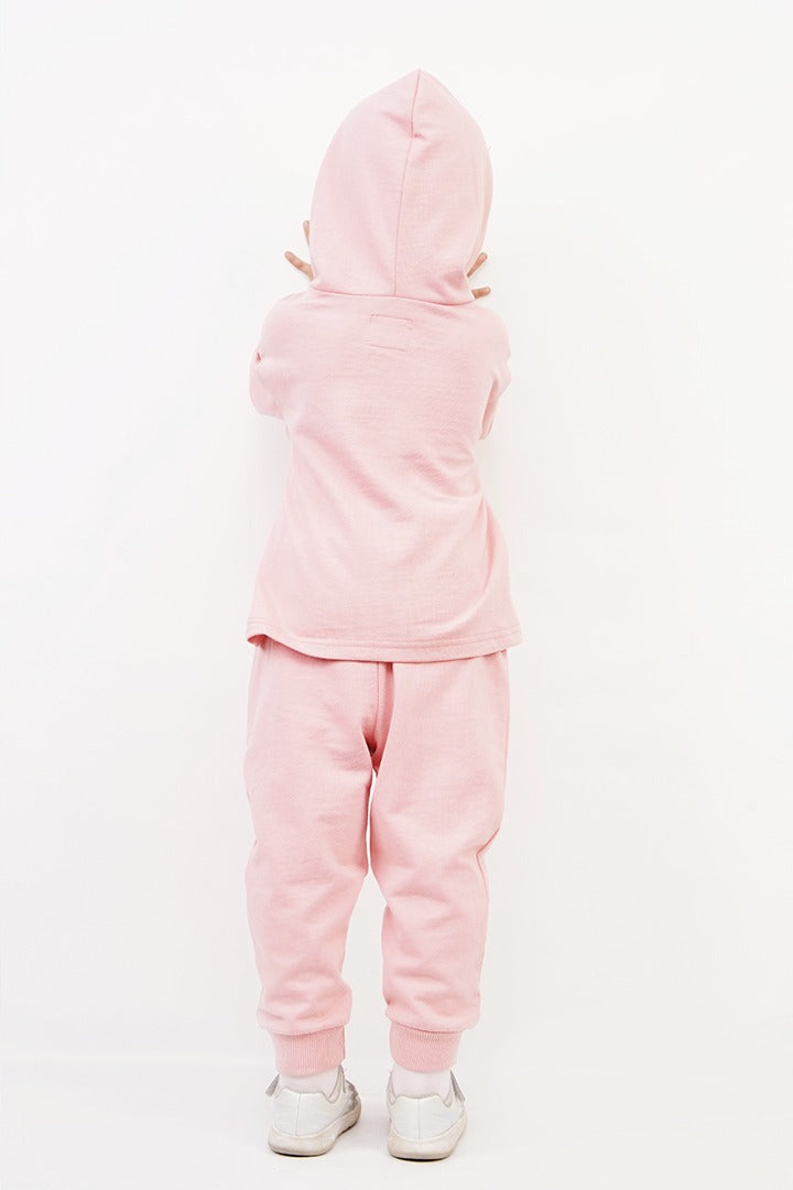 KIDS BLUSH PINK JOGGER SET