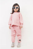 KIDS BLUSH PINK JOGGER SET